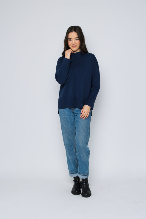 Lita-Mock Neck Pullover